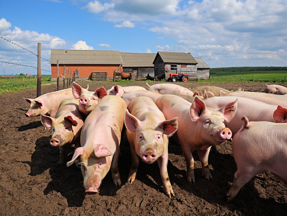 Картинка для продвижения свинины на Авито